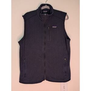 Patagonia Better Sweater Vest Men Navy L Full Zip Gorpcore Outdoor Active